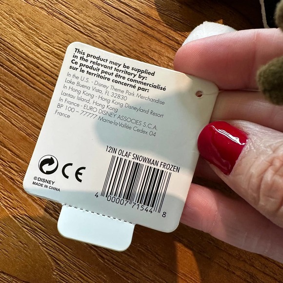 Authentic Disney Parks Resort Olaf Frozen Stuffed Animal Collectible 12” - Picture 2 of 12